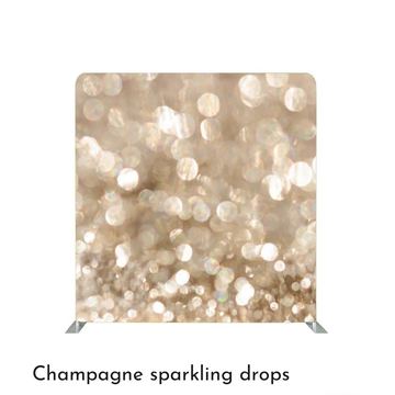 Champagne Sparkling Drops backdrop