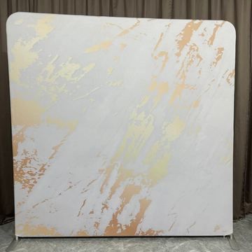 White and Gold backdrop