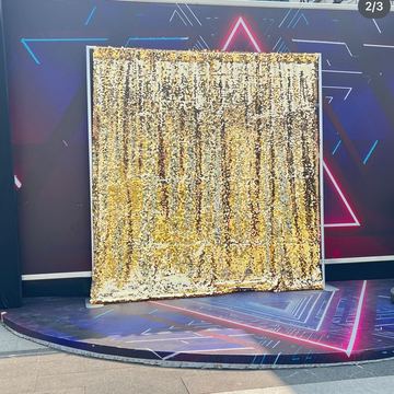 Gold Sequin Curtain backdrop