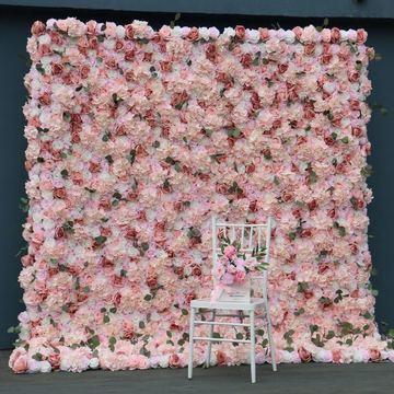 Pink Flower Wall backdrop