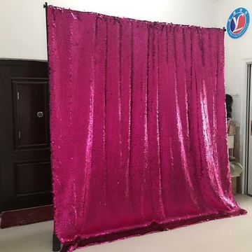 Hot Pink Sequin Curtain backdrop