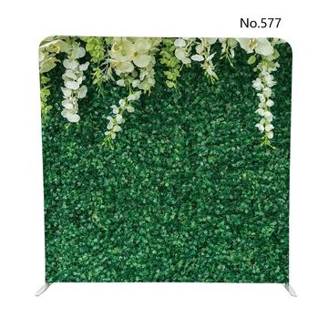 Greenery and White Blooms backdrop