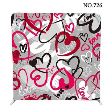 Hearts backdrop