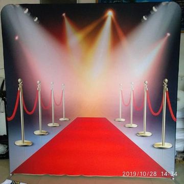 Red Carpet Spotlights backdrop